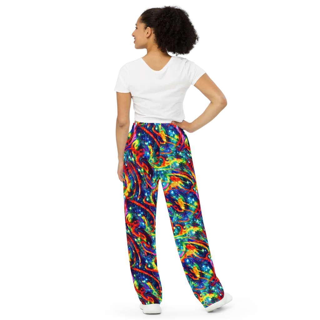 Firedance on Wide-Leg Pants — Back