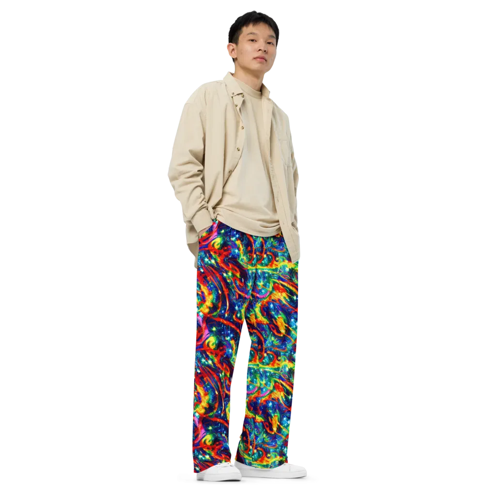 Firedance on Wide-Leg Pants — Right Front