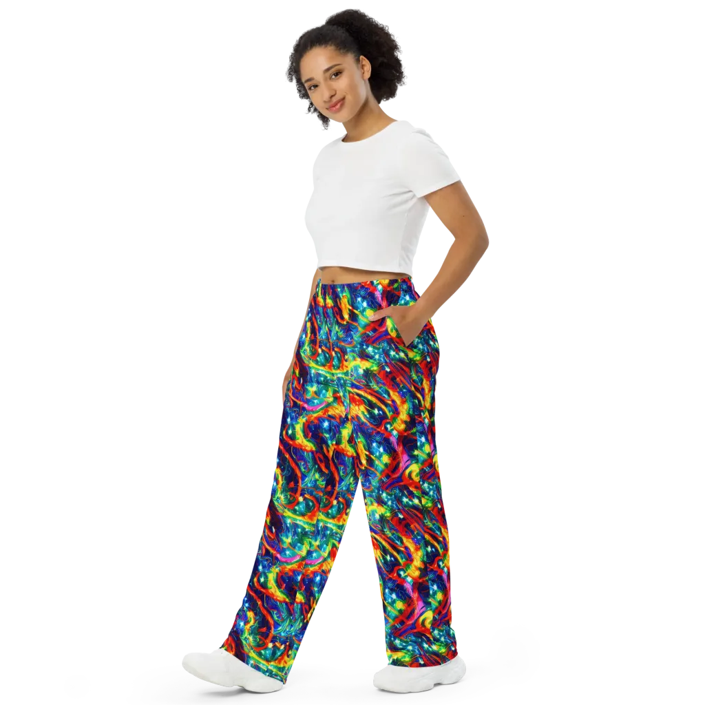 Firedance on Wide-Leg Pants — Left Front