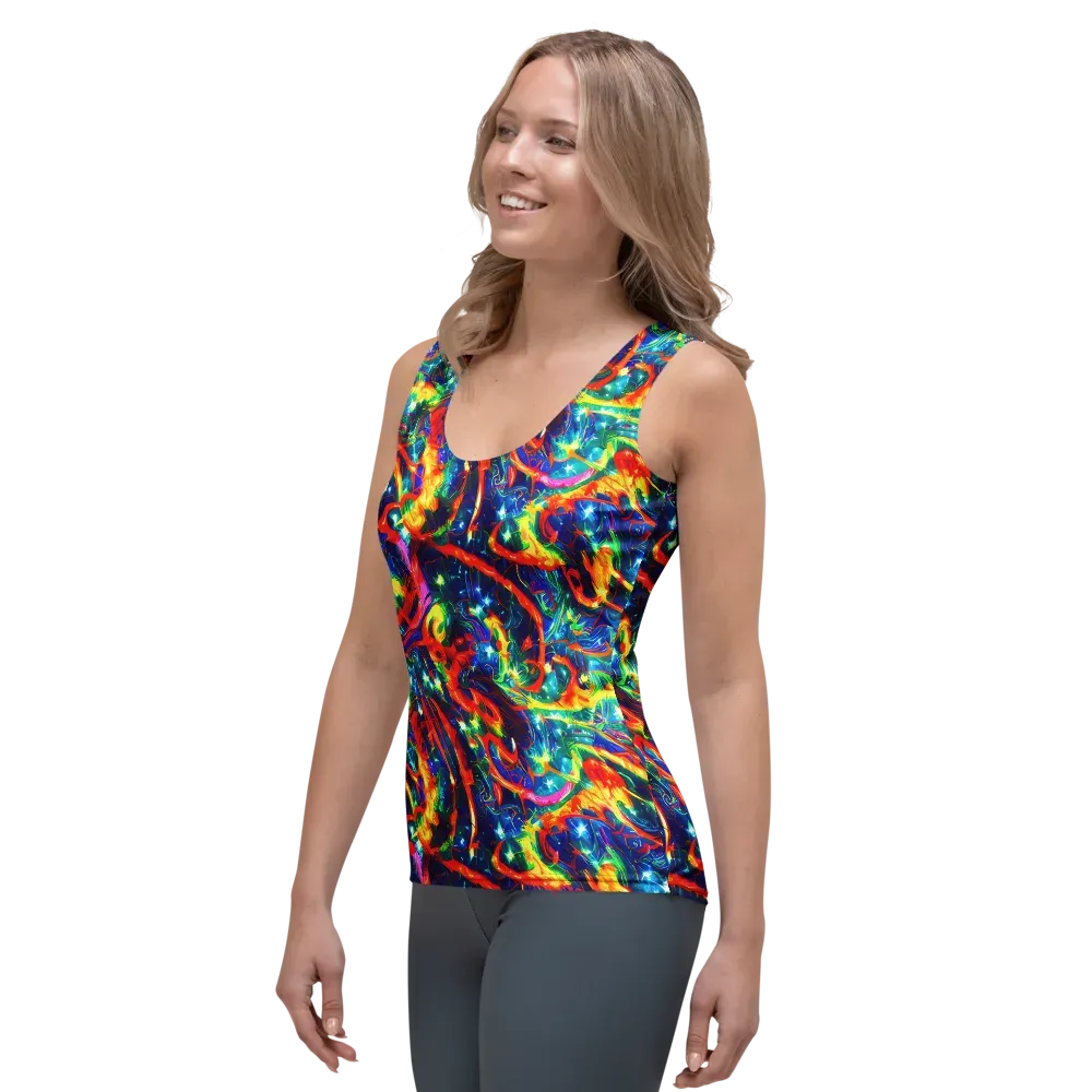 Firedance on Women's Tank Top — Left Front