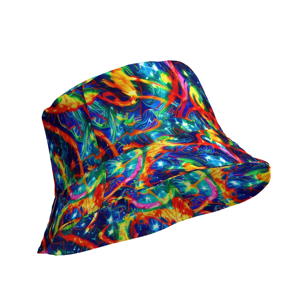 Firedance on Reversible Bucket Hat — Product details Outside