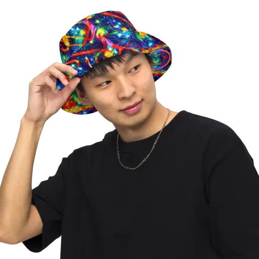 Firedance on a Reversible Bucket Hat