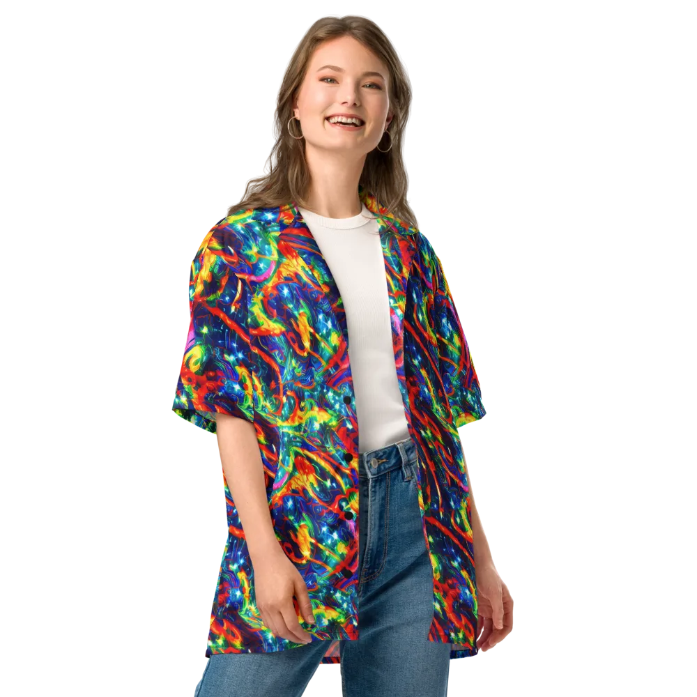 Firedance on Button Shirt — Front