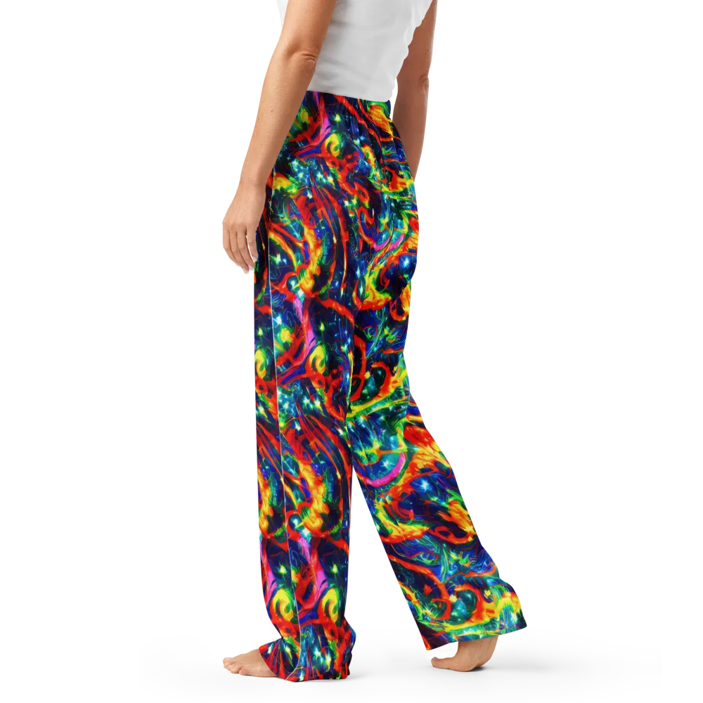 Firedance on Women's Pajama Pants — Left