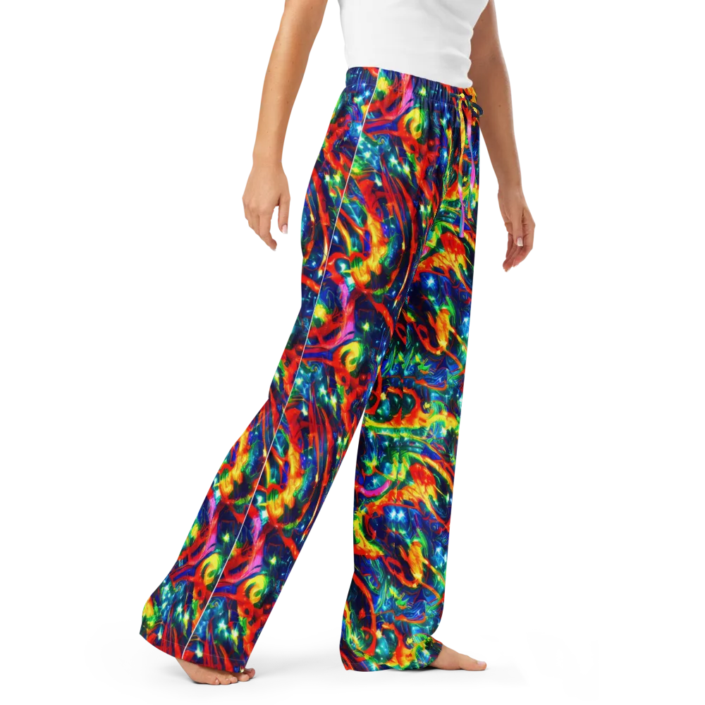 Firedance on Women's Pajama Pants — Right Front