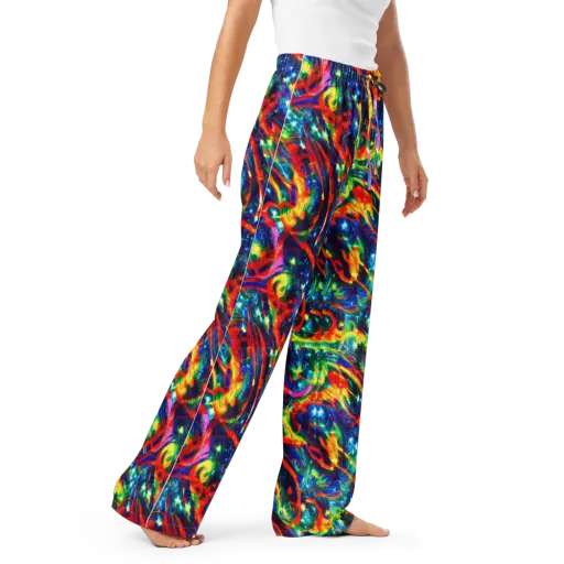 Firedance on a Women's Pajama Pants