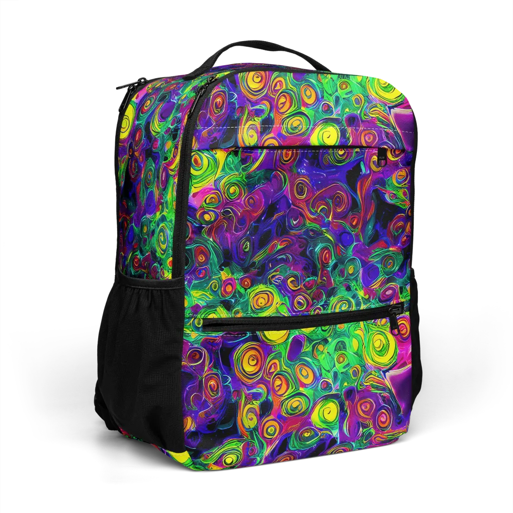 Spiral Fever on Utility Backpack — Right Front