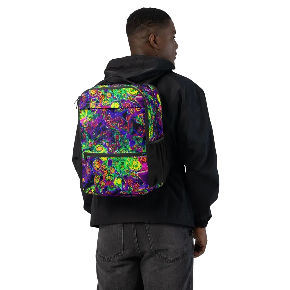 Spiral Fever on Utility Backpack — Back