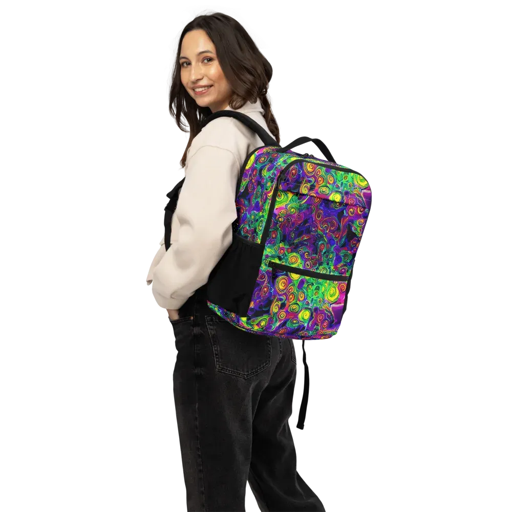 Spiral Fever on Utility Backpack — Back