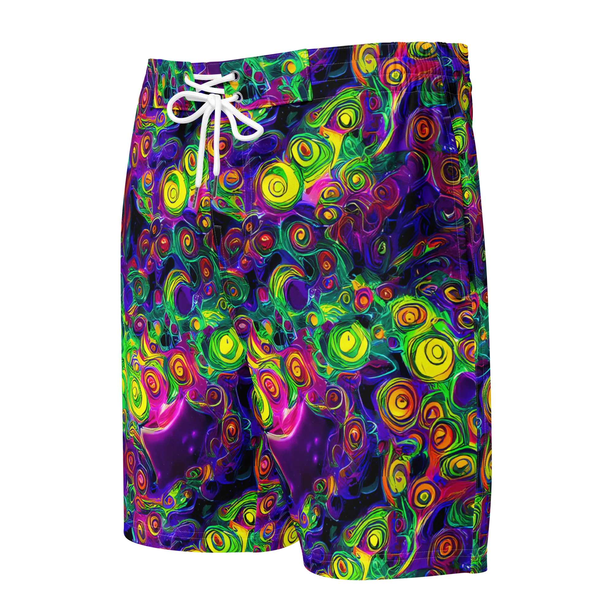 Spiral Fever on Men's Board Shorts — Front