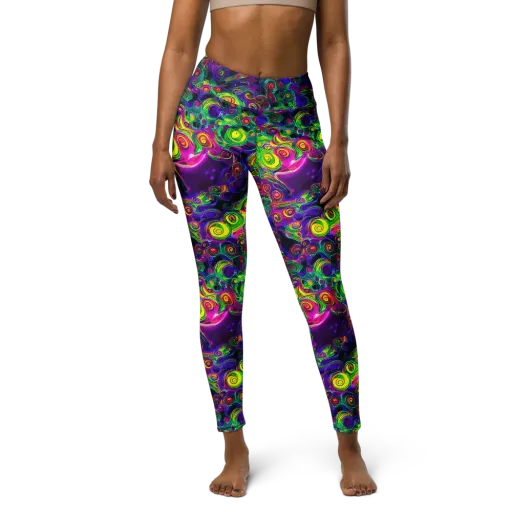 Spiral Fever on a Yoga Leggings