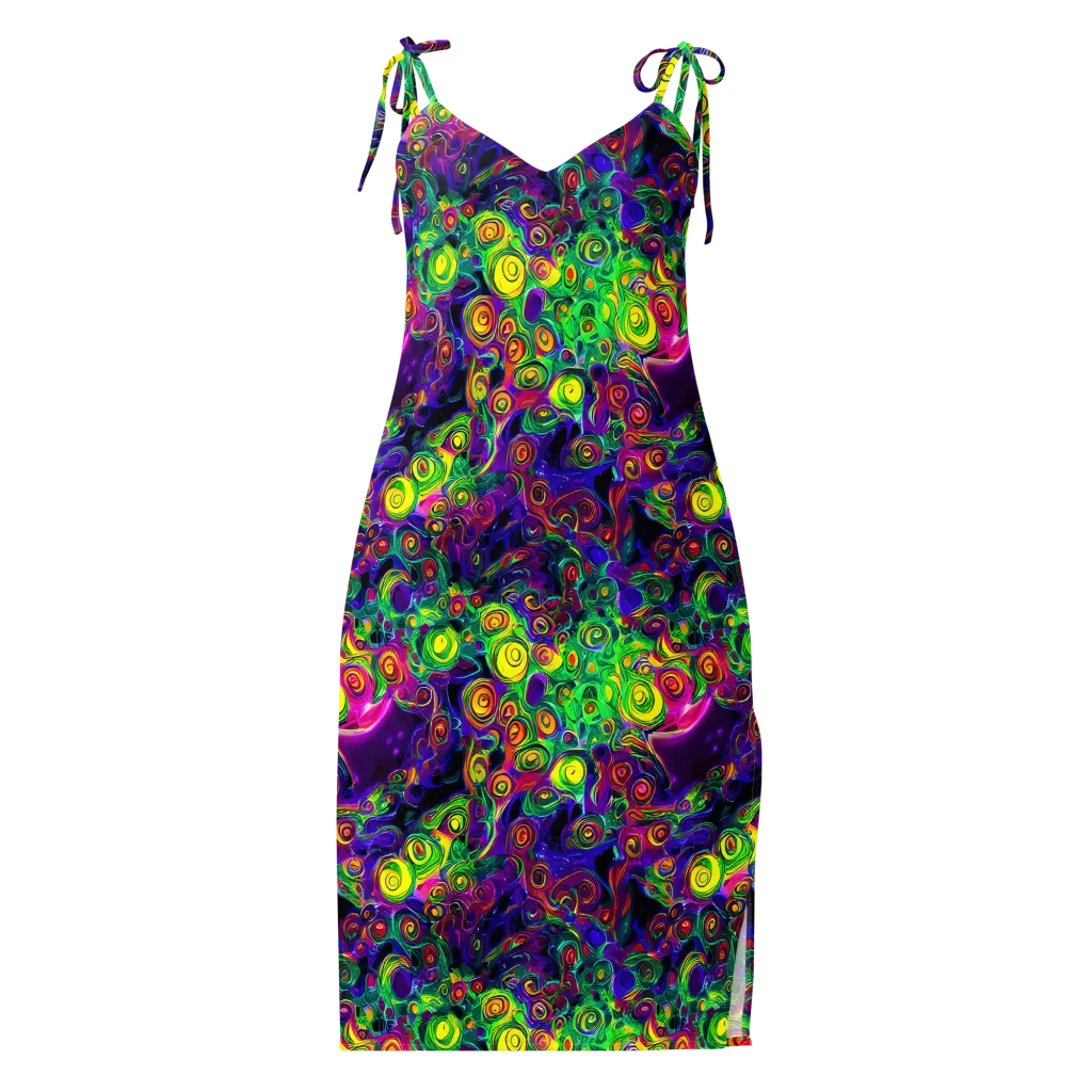 Spiral Fever on Slip Dress — Front