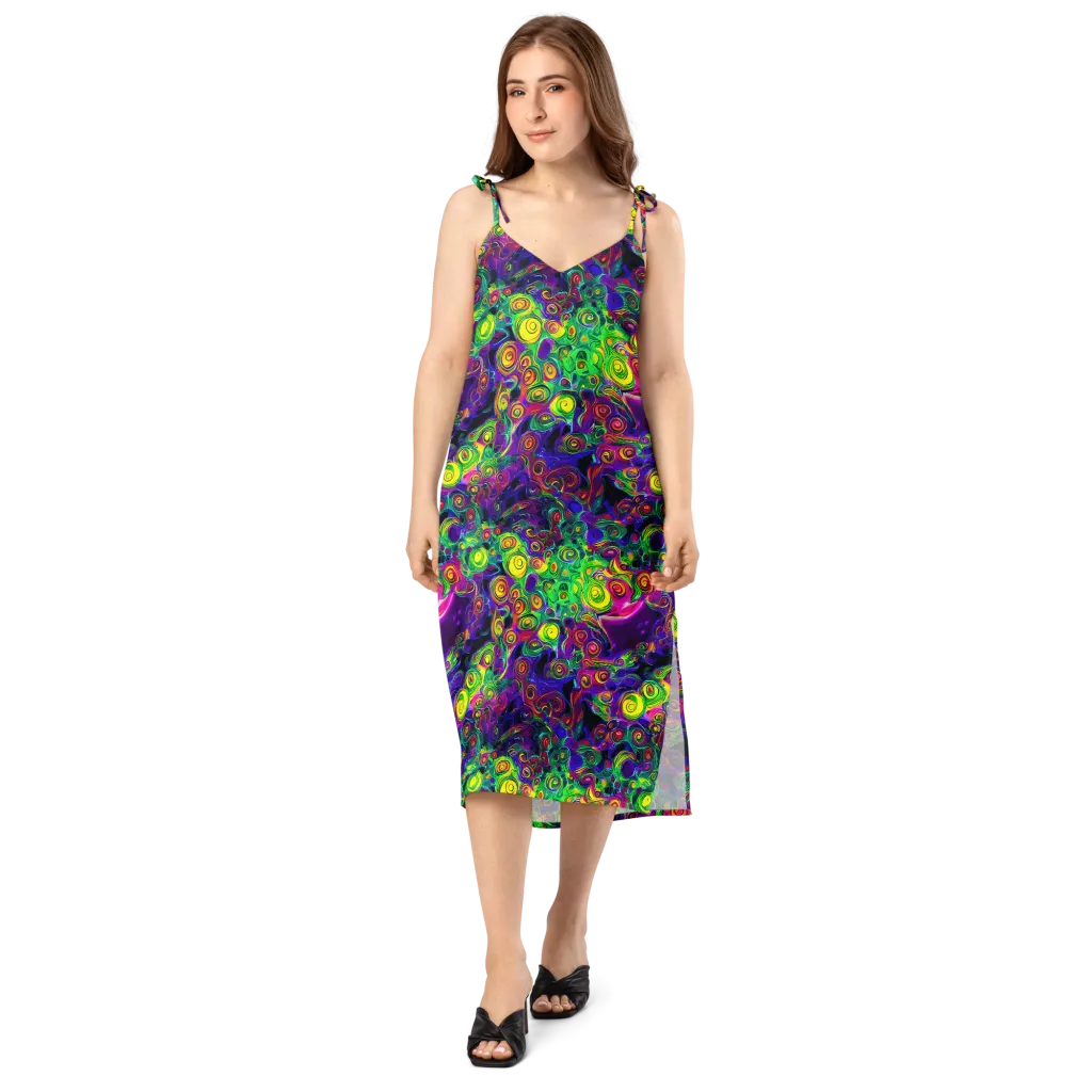 Spiral Fever on Slip Dress — Front