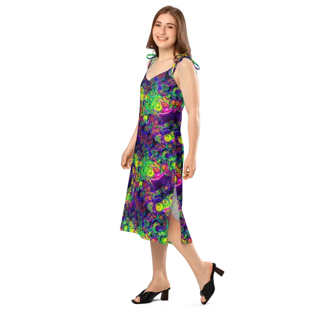 Spiral Fever on Slip Dress — Left Front
