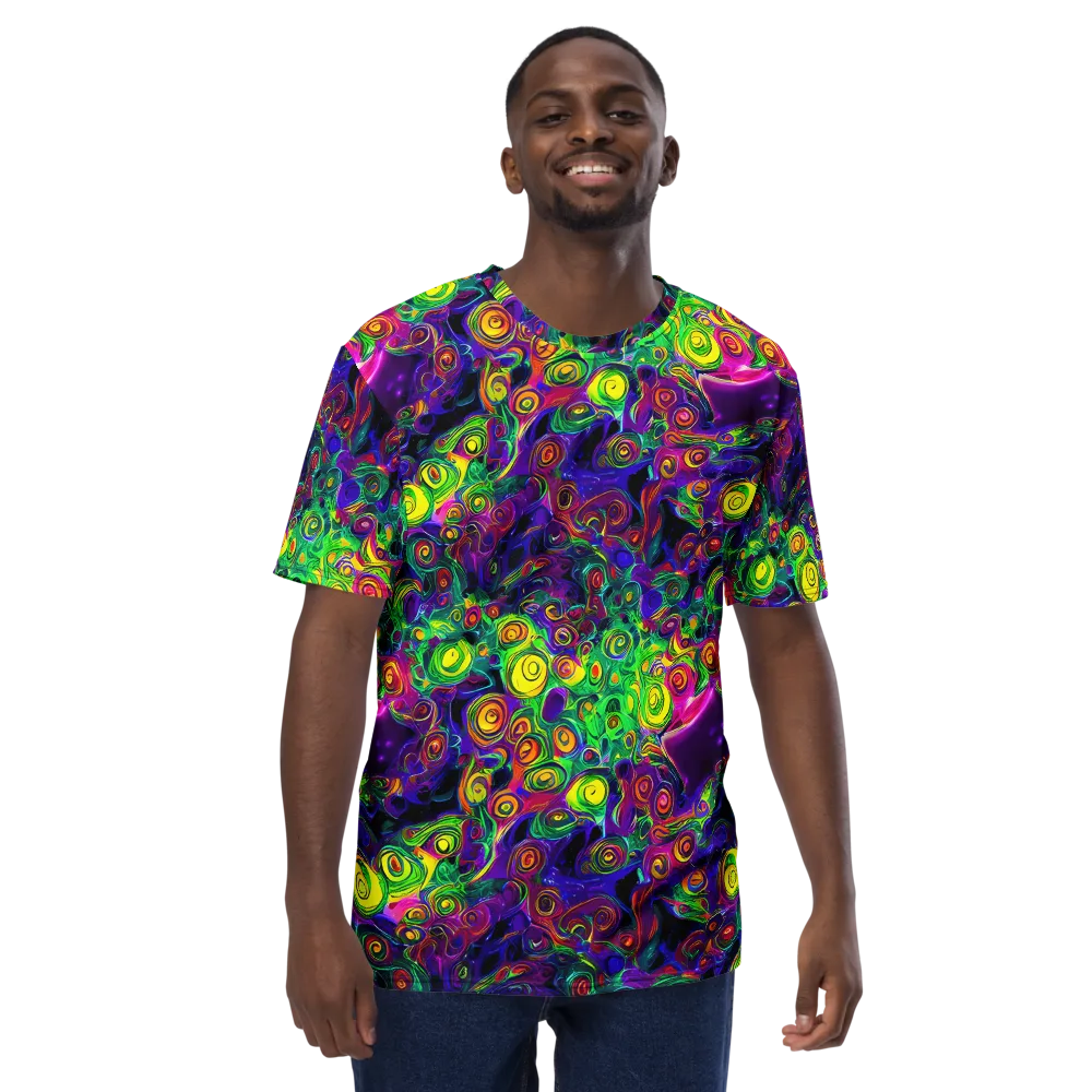 Spiral Fever on Men's Crew Neck T-Shirt — Front