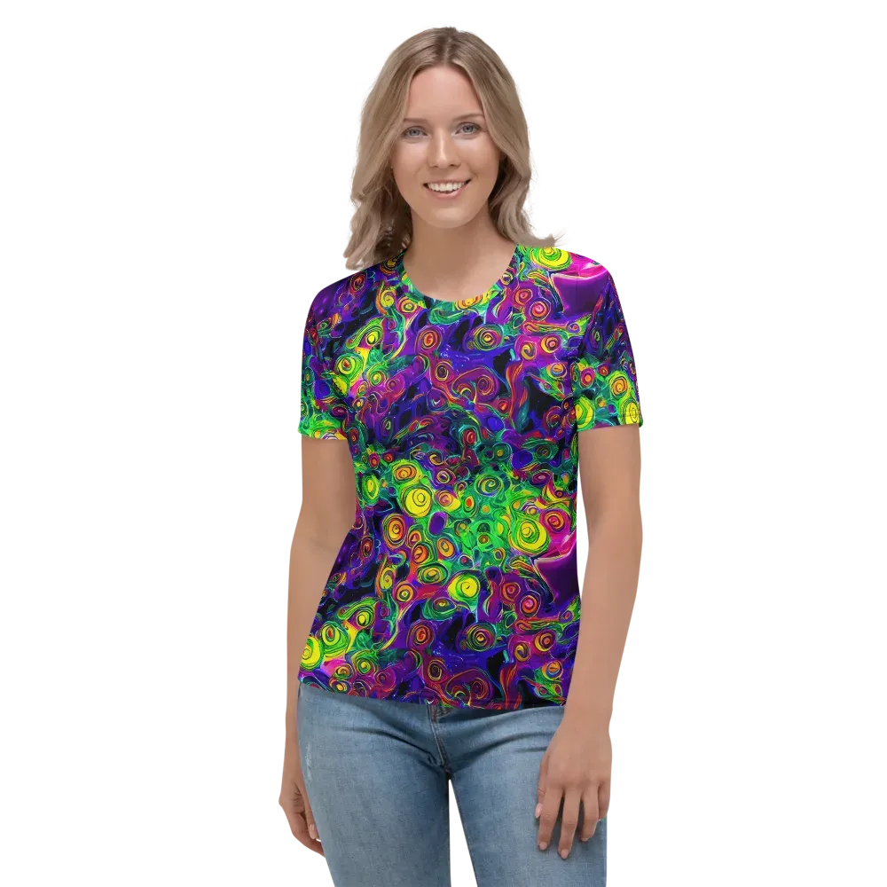 Spiral Fever on Women's Crew Neck T-Shirt — Front