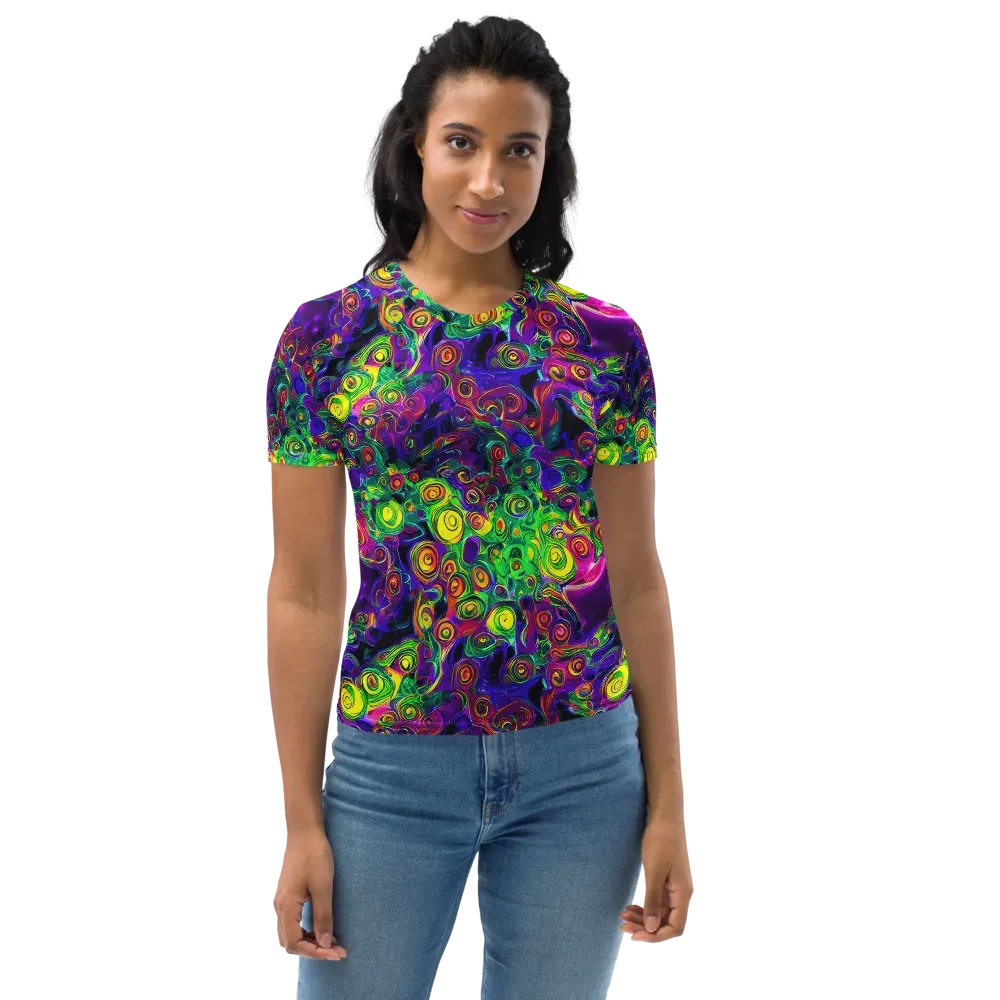 Spiral Fever on Women's Crew Neck T-Shirt — Front