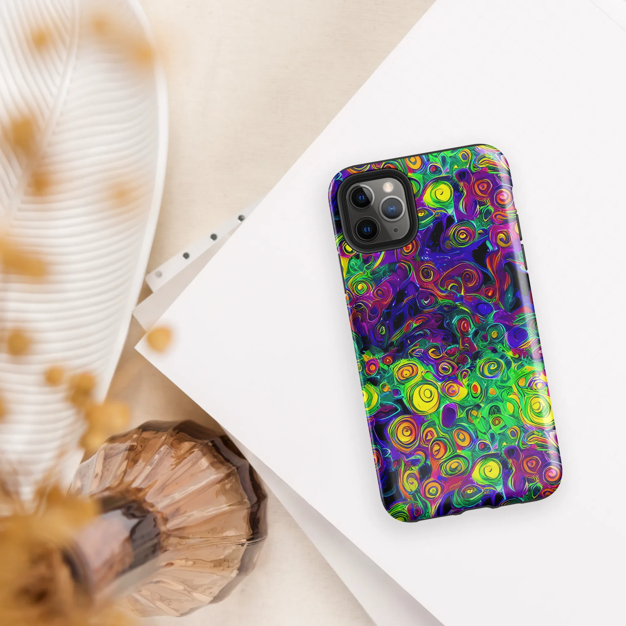 Spiral Fever on Tough Case for iPhone® — Front