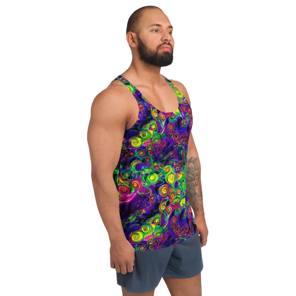 Spiral Fever on Men's Tank Top — Right Front