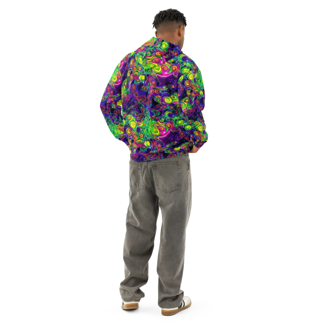 Spiral Fever on Cotton Hoodie — Back
