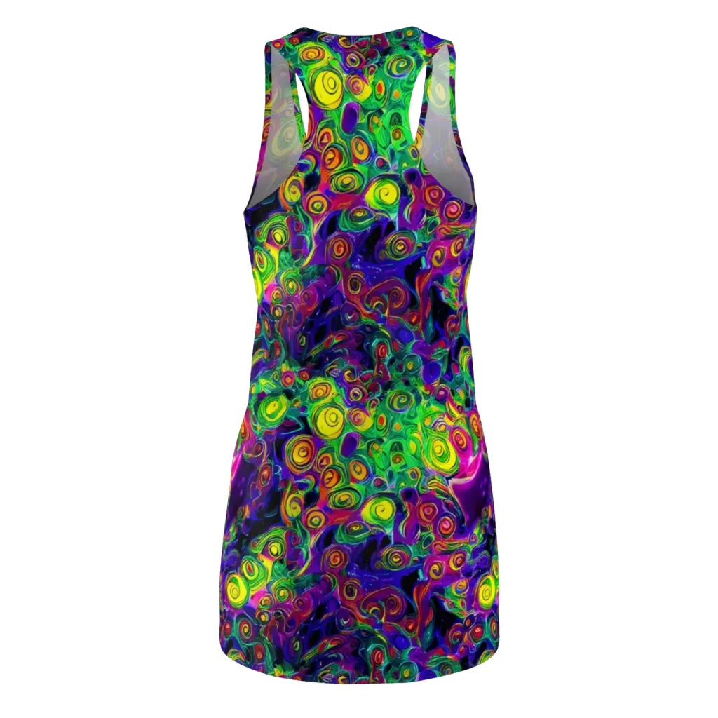 Spiral Fever on Racerback Dress — Back