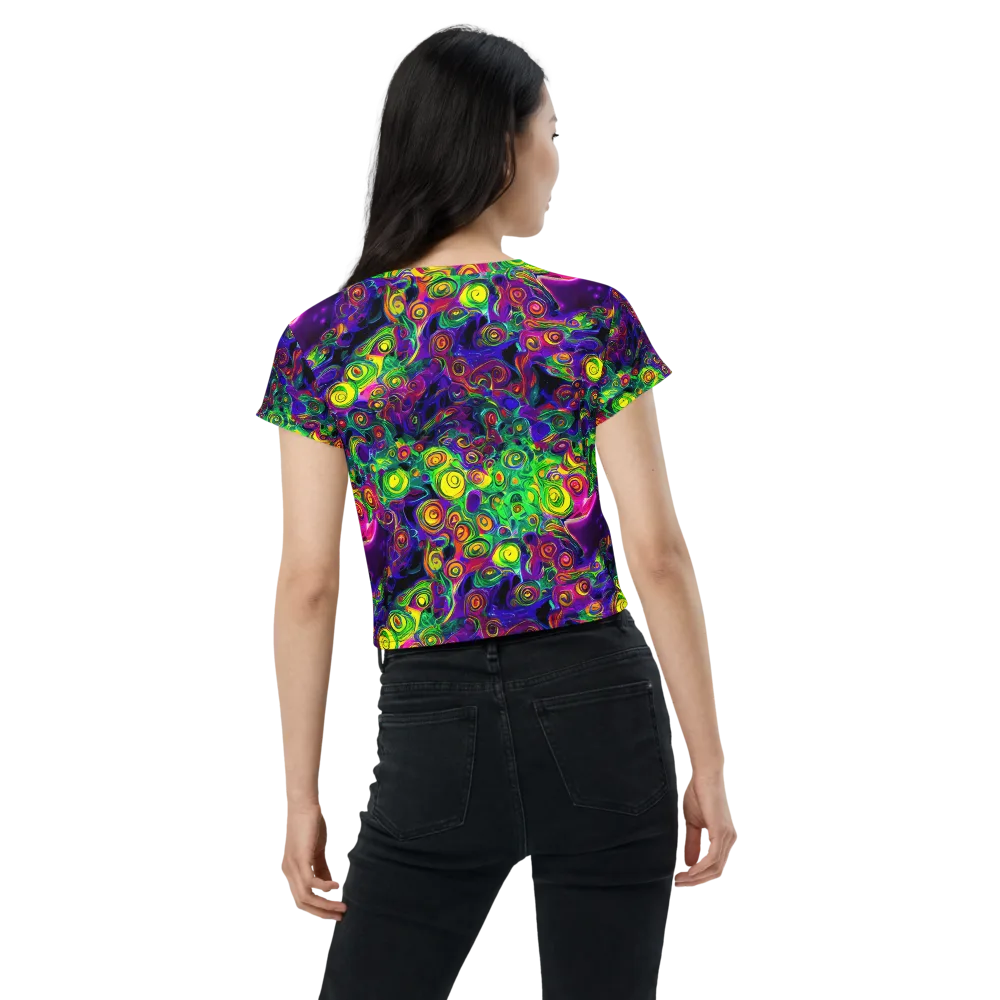 Spiral Fever on Crop Tee — Back