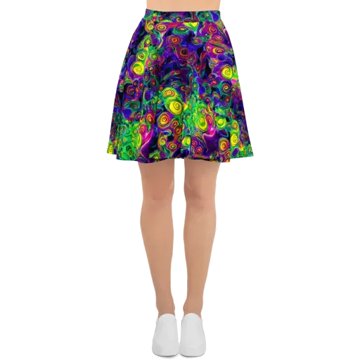 Spiral Fever on a Skater Skirt