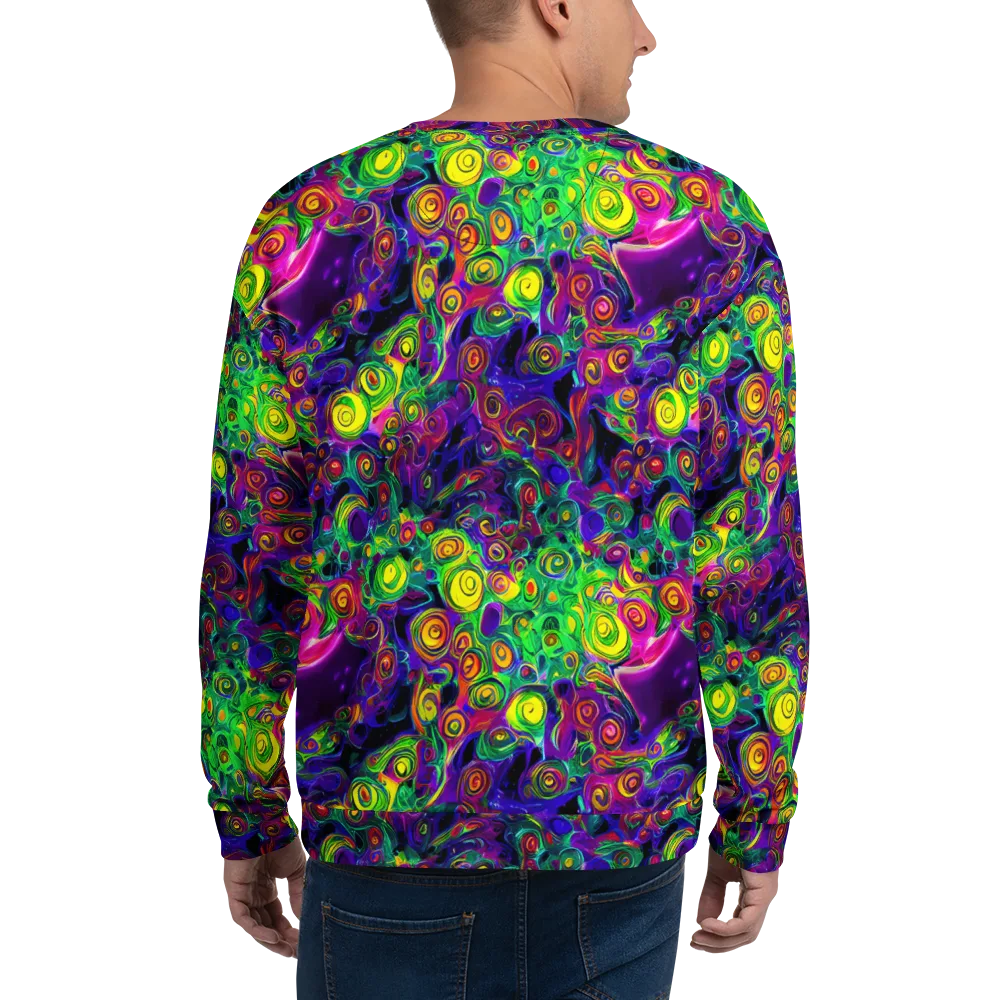 Spiral Fever on Sweatshirt — Back