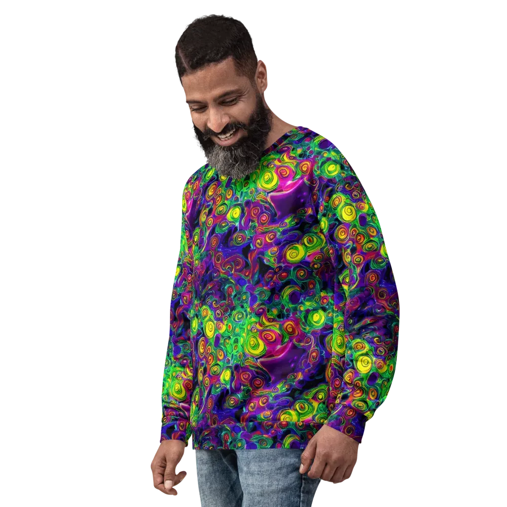 Spiral Fever on Sweatshirt — Left Front