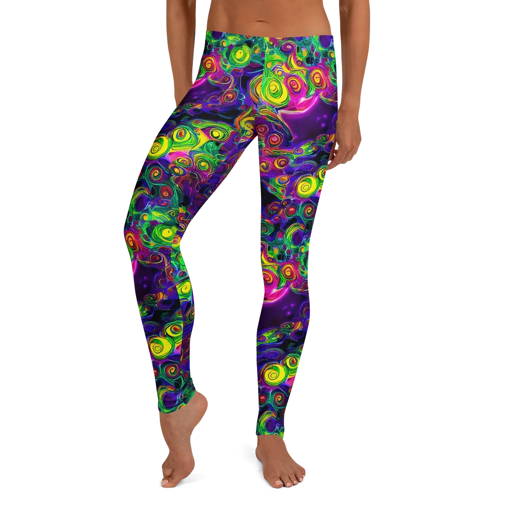 Spiral Fever on Leggings — Front