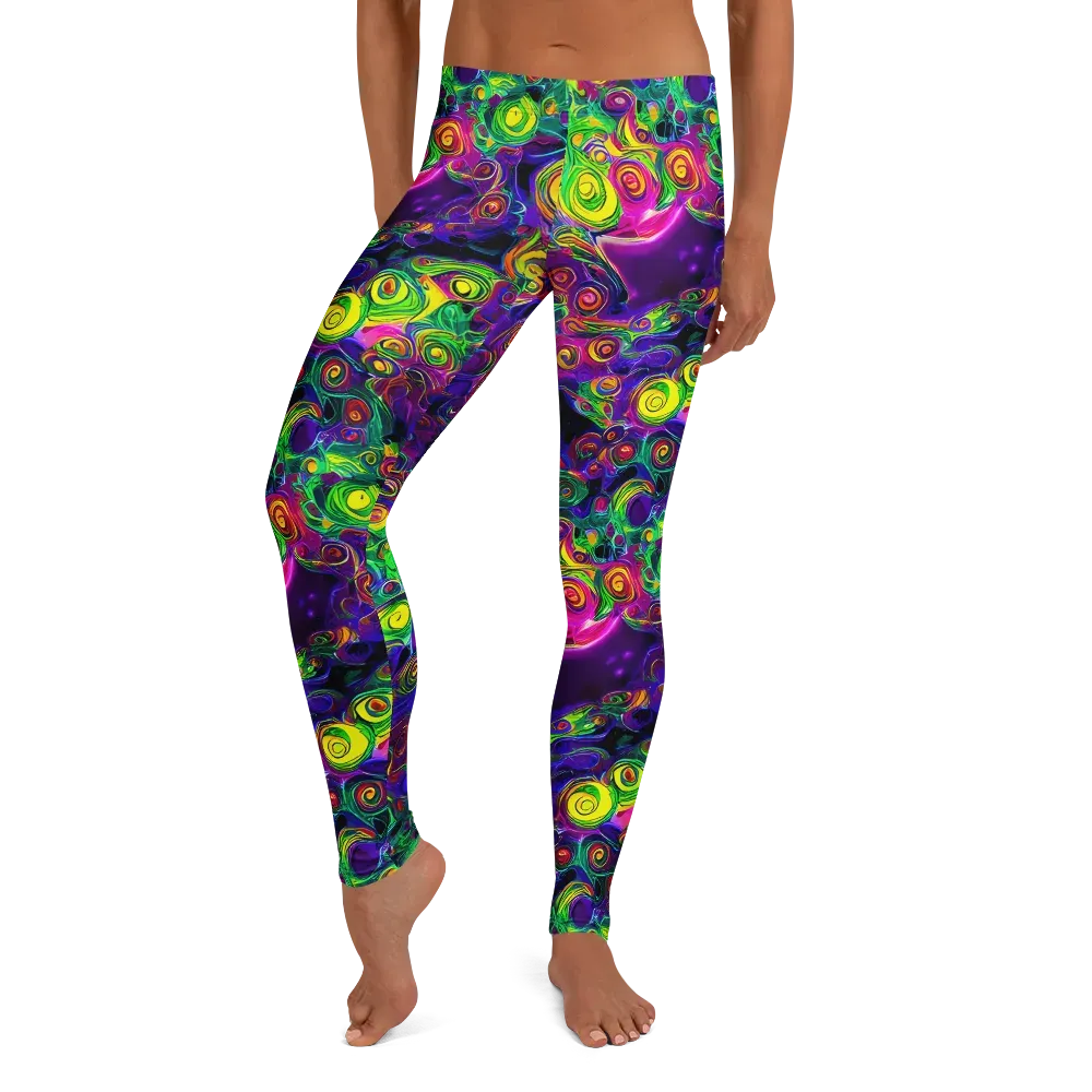 Spiral Fever on Leggings — Front
