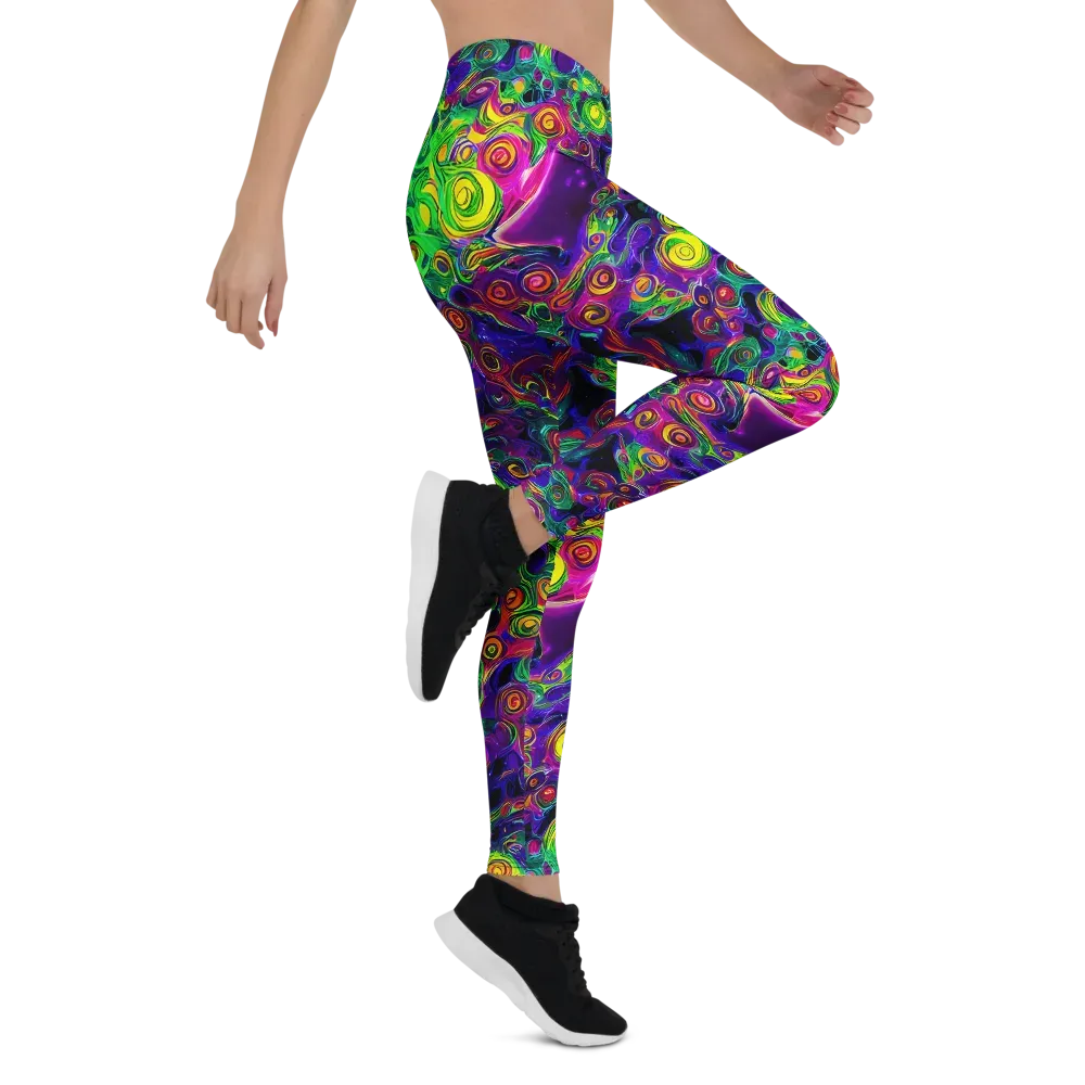 Spiral Fever on Leggings — Right