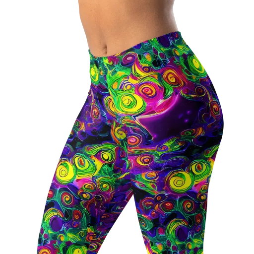 Spiral Fever on a Leggings