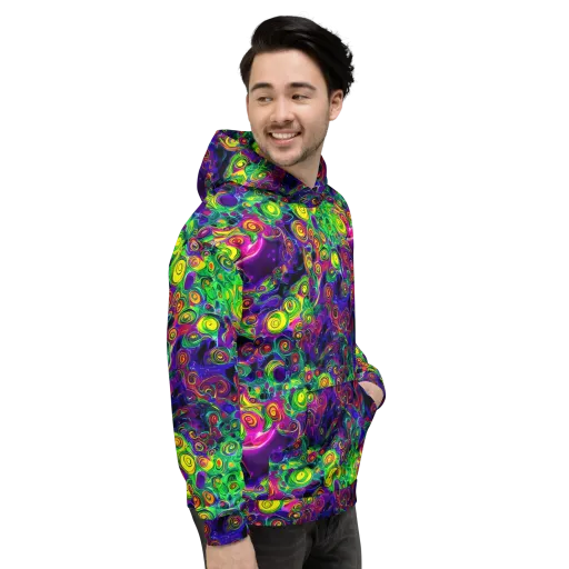 Spiral Fever on a Hoodie