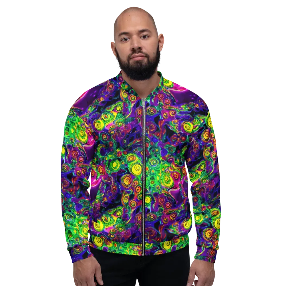 Spiral Fever on Bomber Jacket — Front