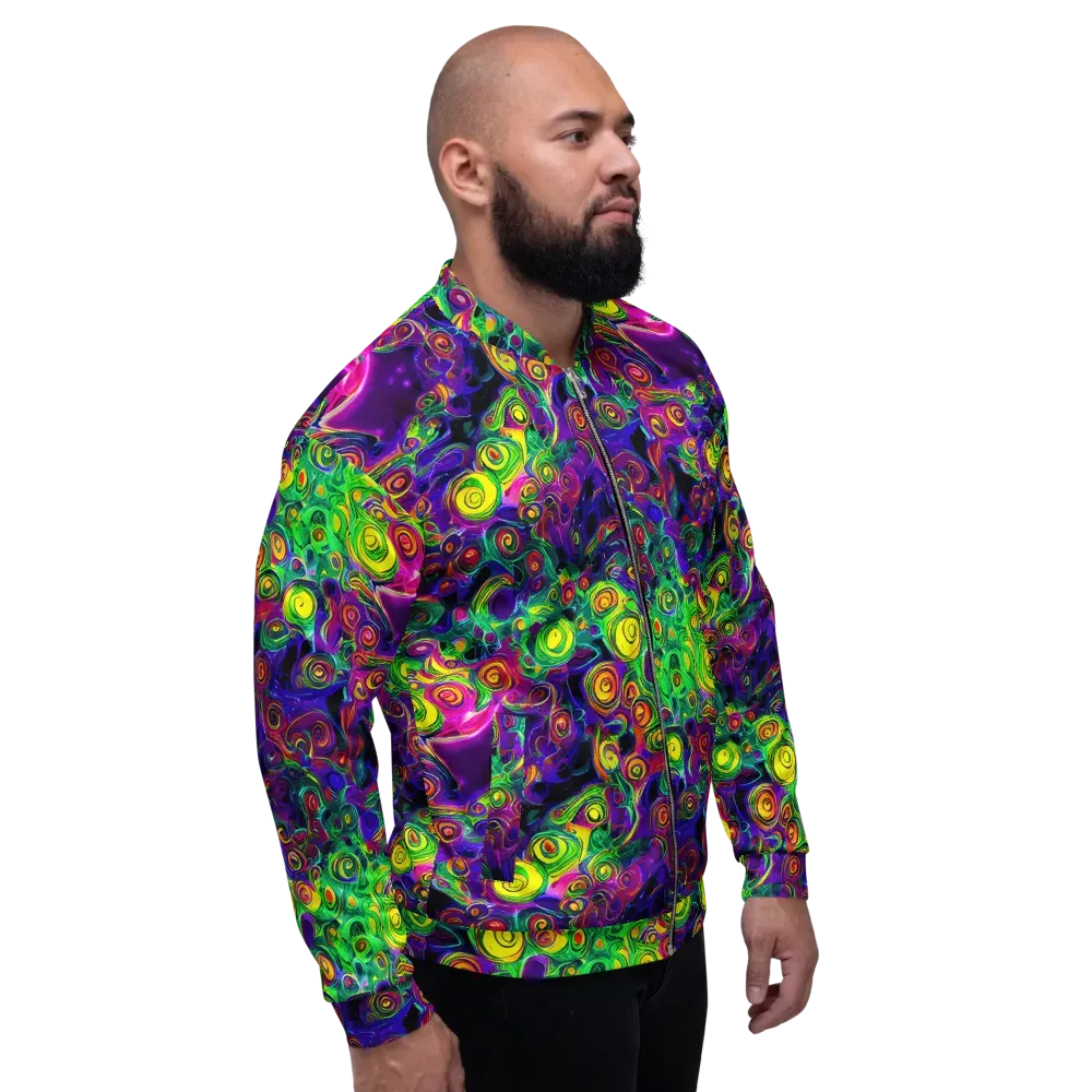 Spiral Fever on Bomber Jacket — Right