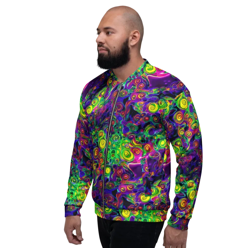 Spiral Fever on Bomber Jacket — Left