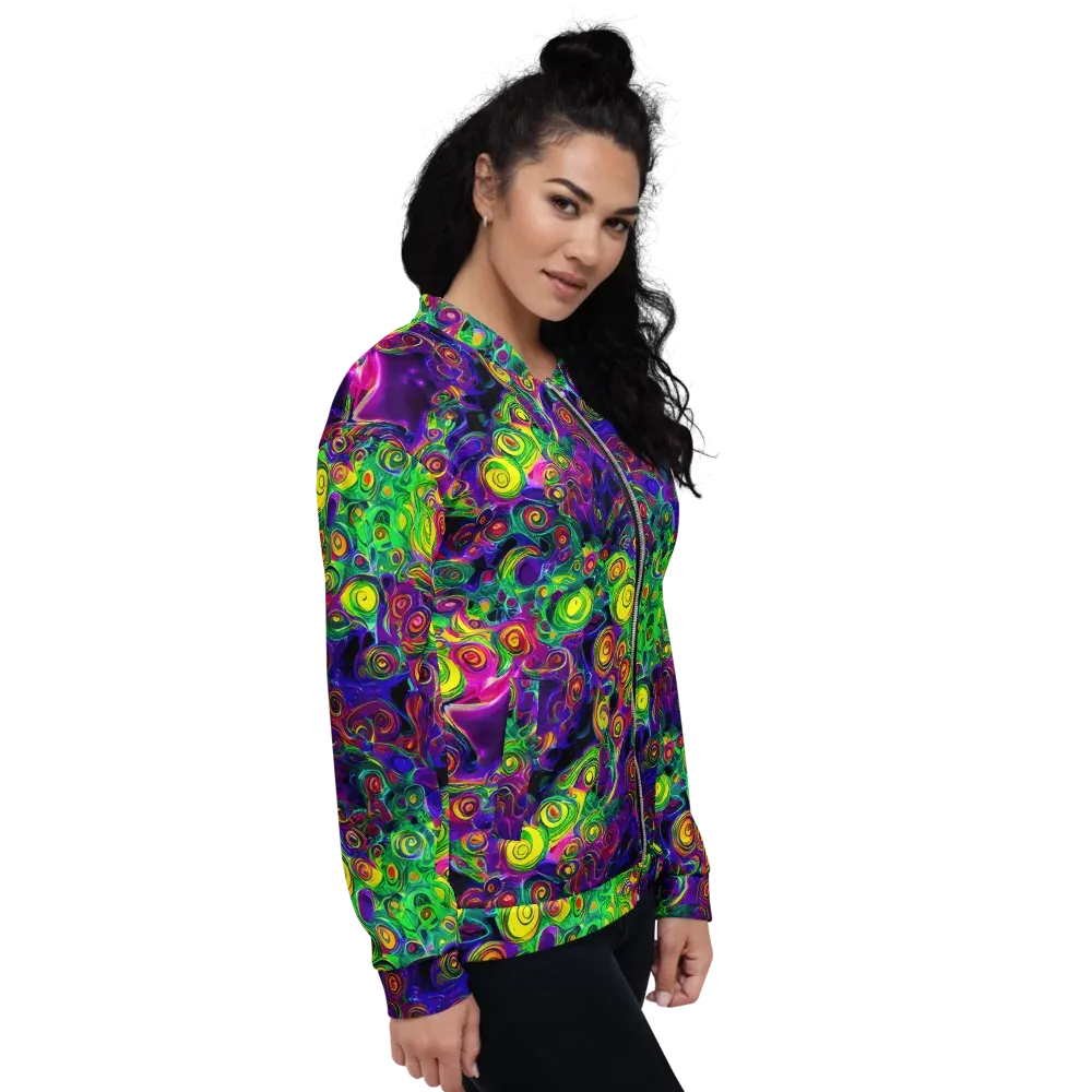 Spiral Fever on Bomber Jacket — Right