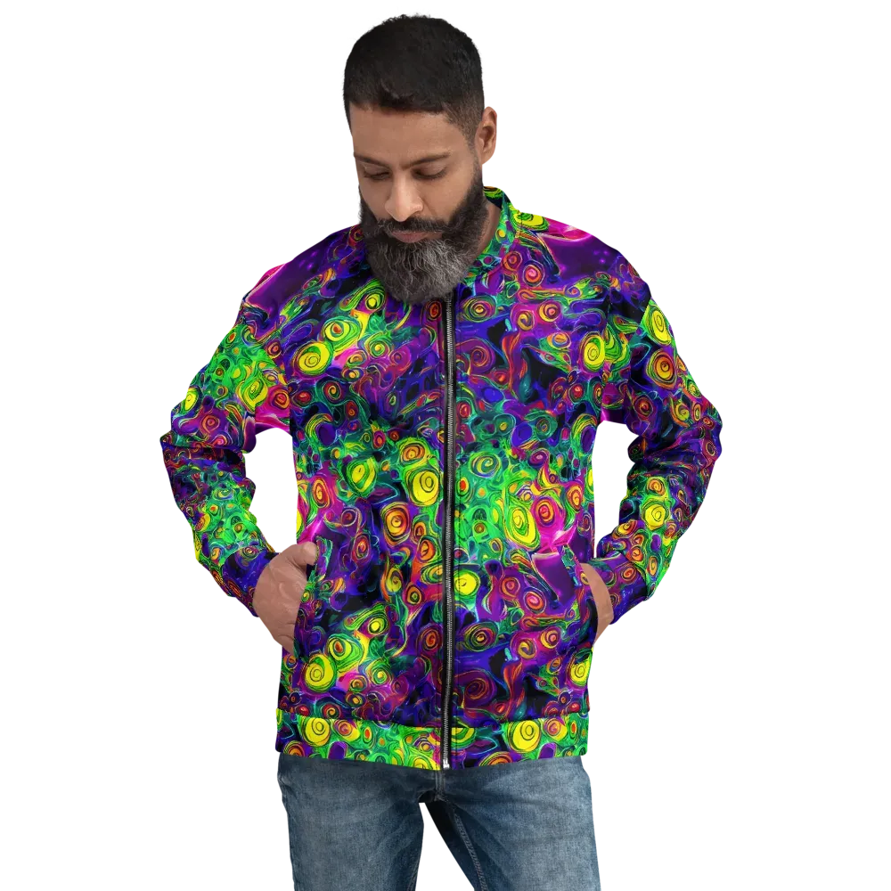 Spiral Fever on Bomber Jacket — Front