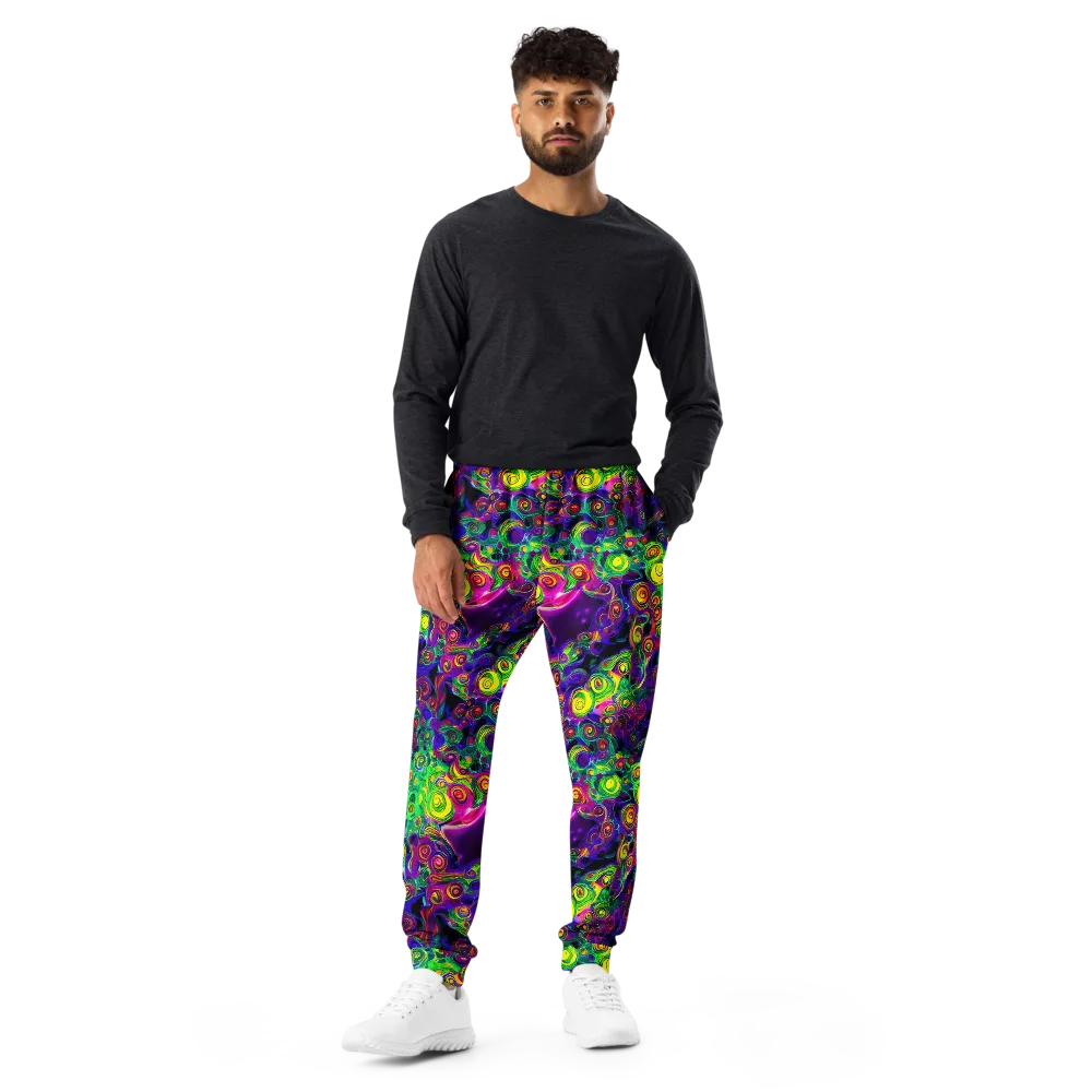 Spiral Fever on Men's Joggers — Front