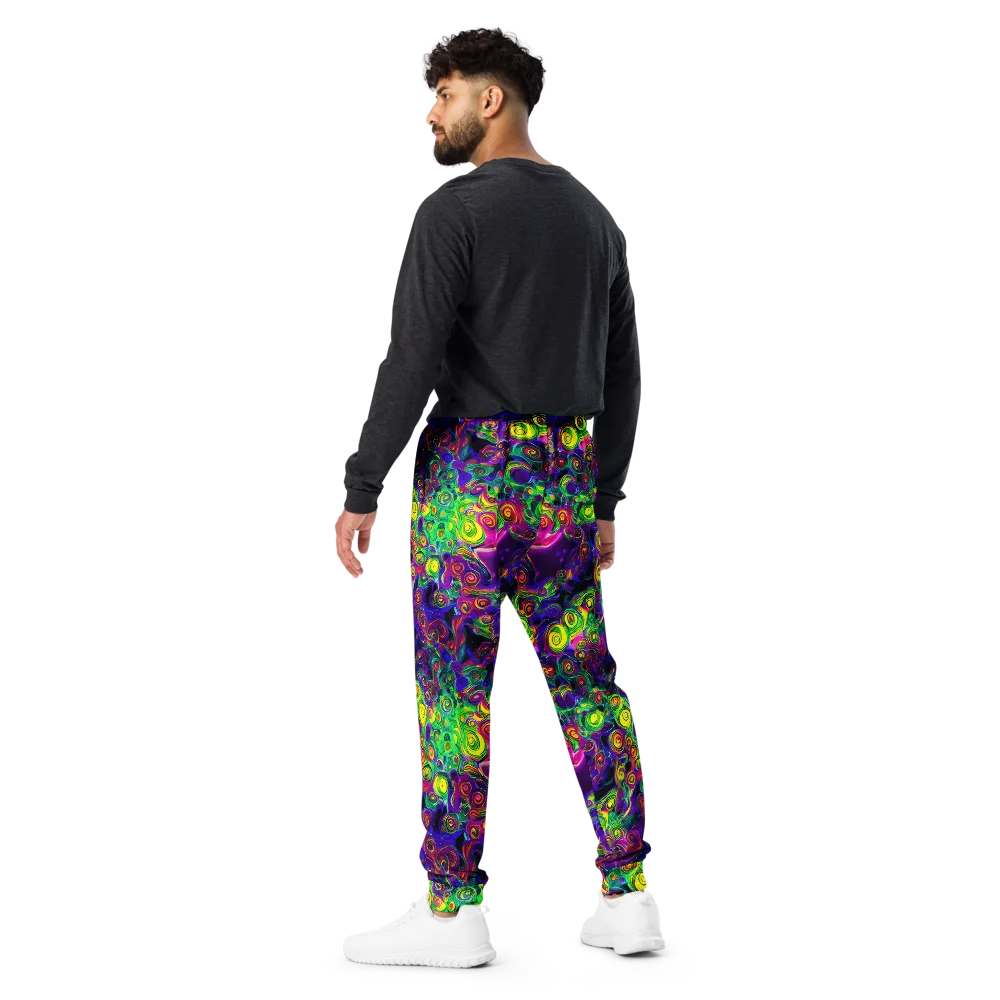 Spiral Fever on Men's Joggers — Back