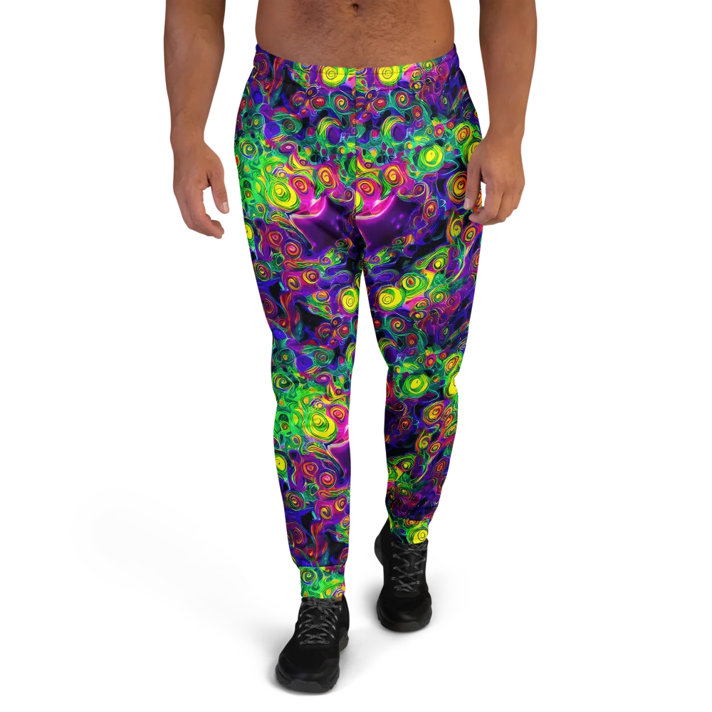 Spiral Fever on Men's Joggers — Front