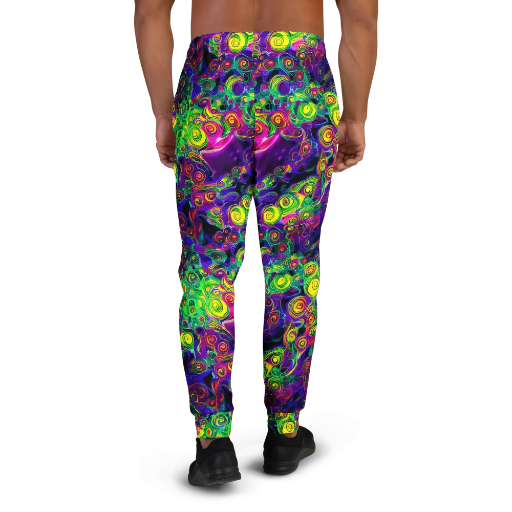 Spiral Fever on Men's Joggers — Back