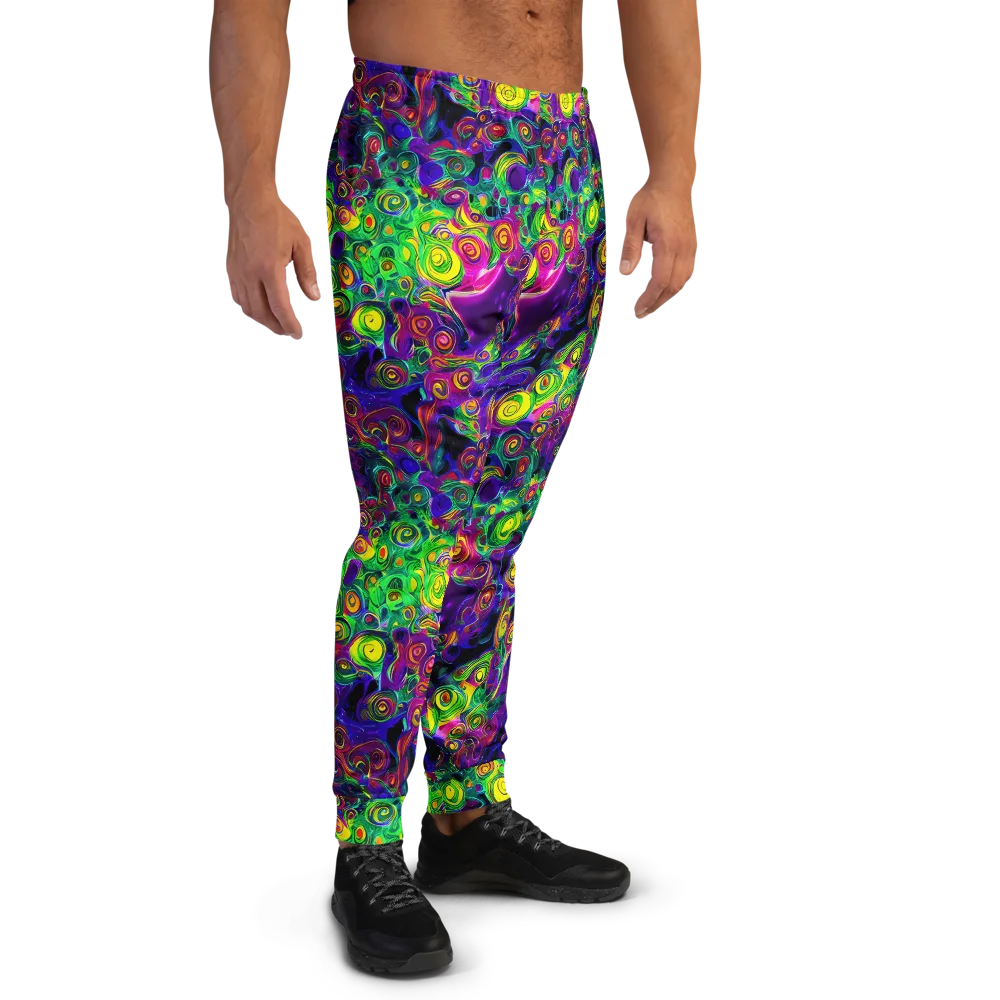 Spiral Fever on Men's Joggers — Right