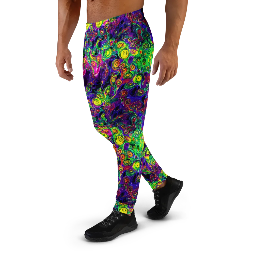 Spiral Fever on Men's Joggers — Left