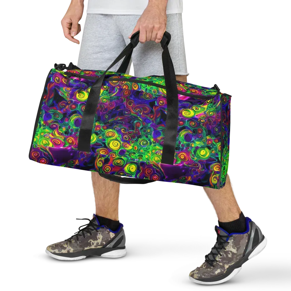 Spiral Fever on Duffle Bag — Front