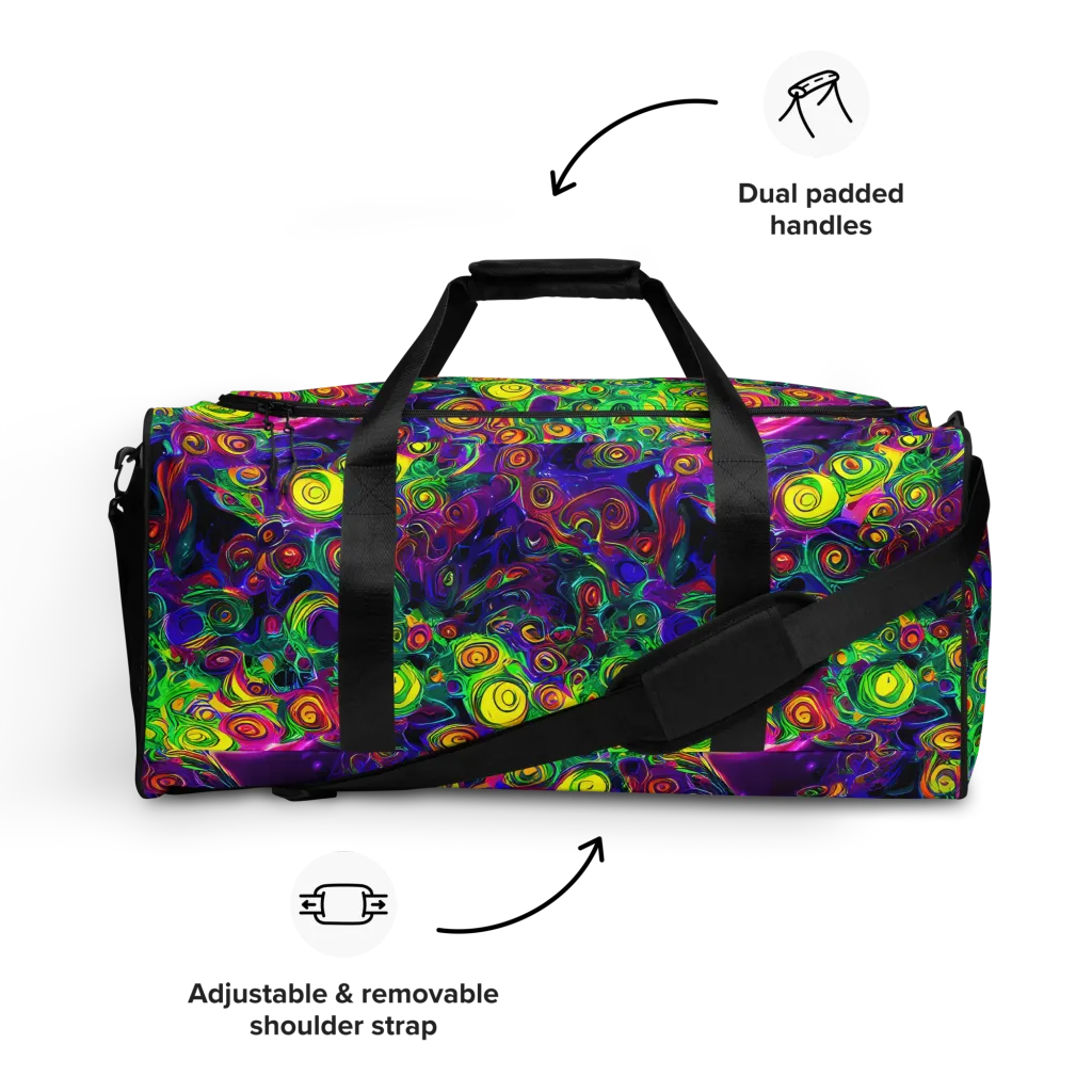 Spiral Fever on Duffle Bag — Front