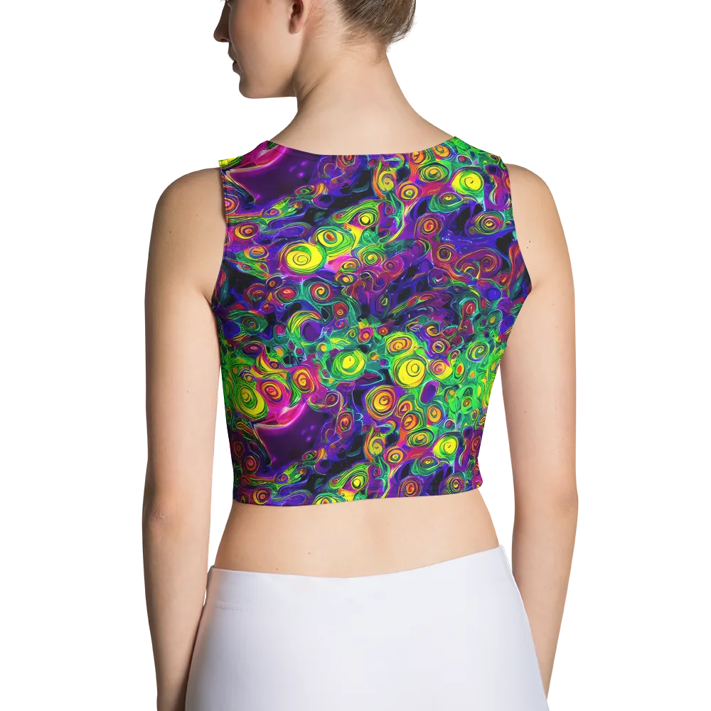 Spiral Fever on Crop Top — Back