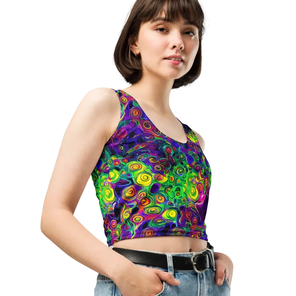 Spiral Fever on Crop Top — Right Front