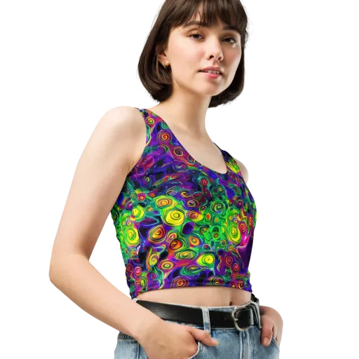 Spiral Fever on a Crop Top